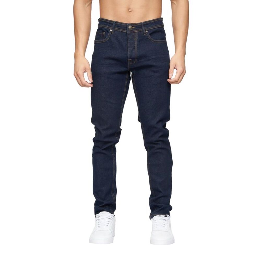 Crosshatch Mens Buraca Slim Jeans / Indigo